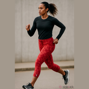 Nike Dry Fit Running Capris Red WM